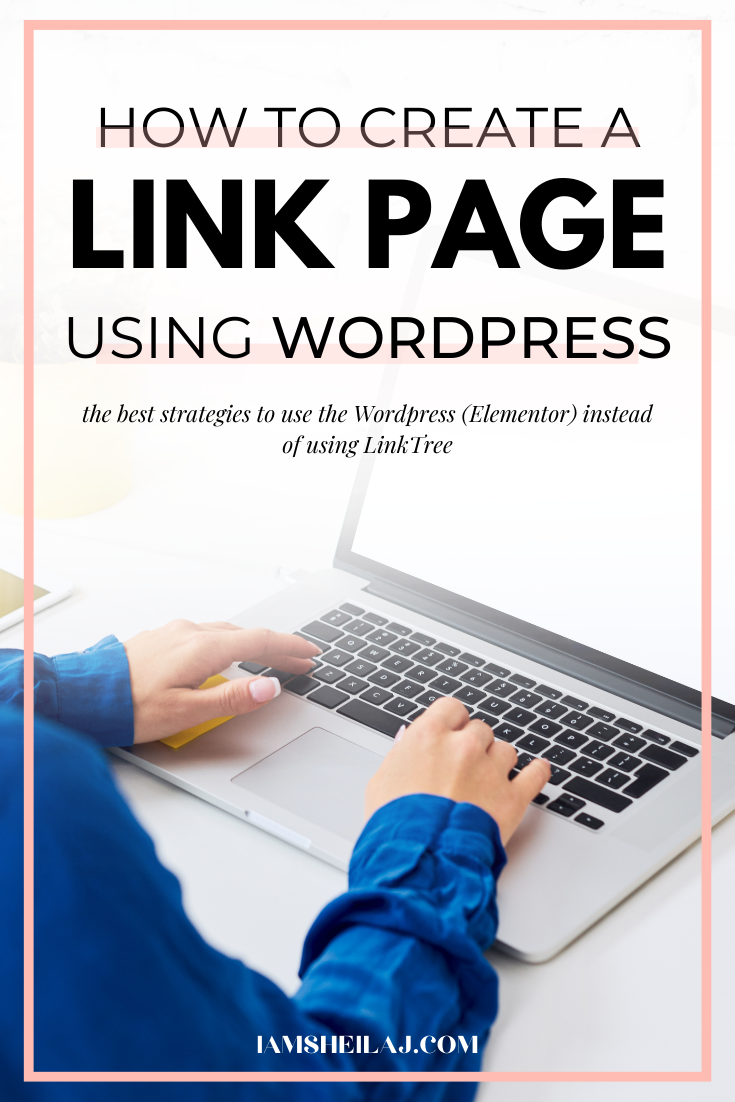 How to create your own Link Page using WordPress (Elementor) instead of Linktree and The Reasons You Shouldn’t Use It.